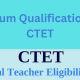 Minimum qualification for CTET